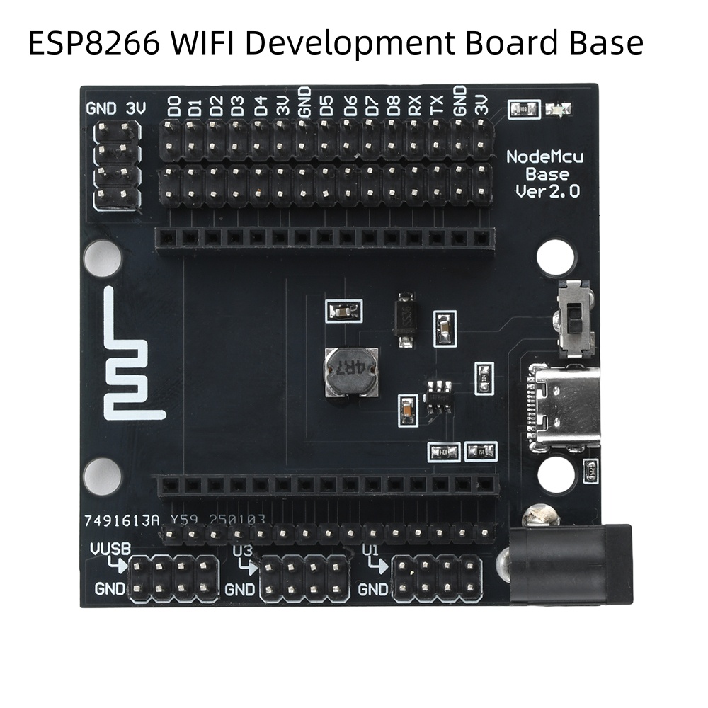 Esp8266 Nodemcu Board - บอร์ด NodeMcu Base ESP8266 สำหรับทดสอบ DIY