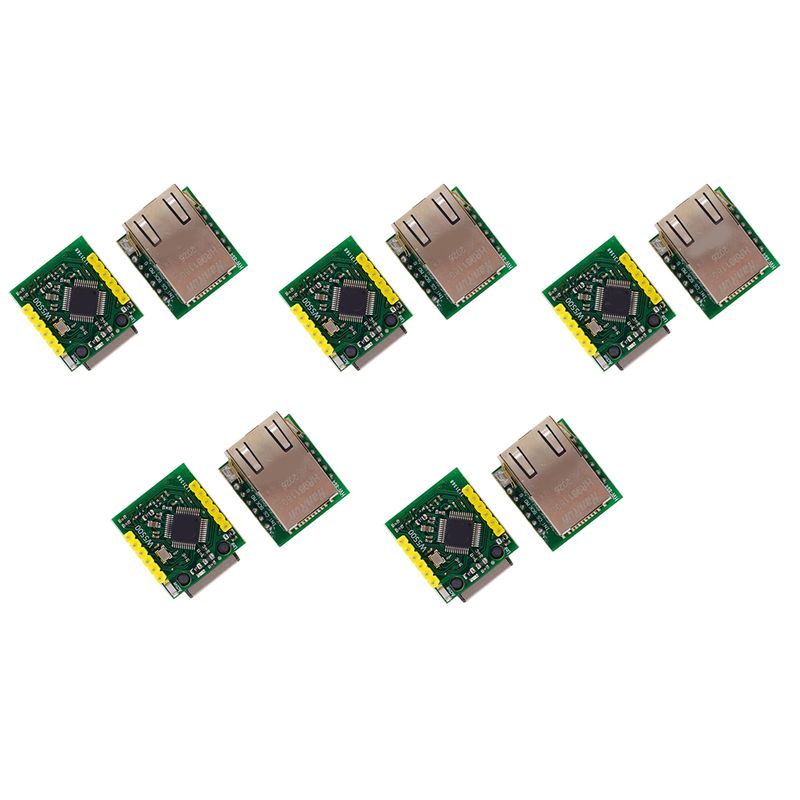 Ethernet Module W5500 - ABZZ-10PCS/LOT USR-ES1 W5500 ชิปใหม่ SPI เป็น