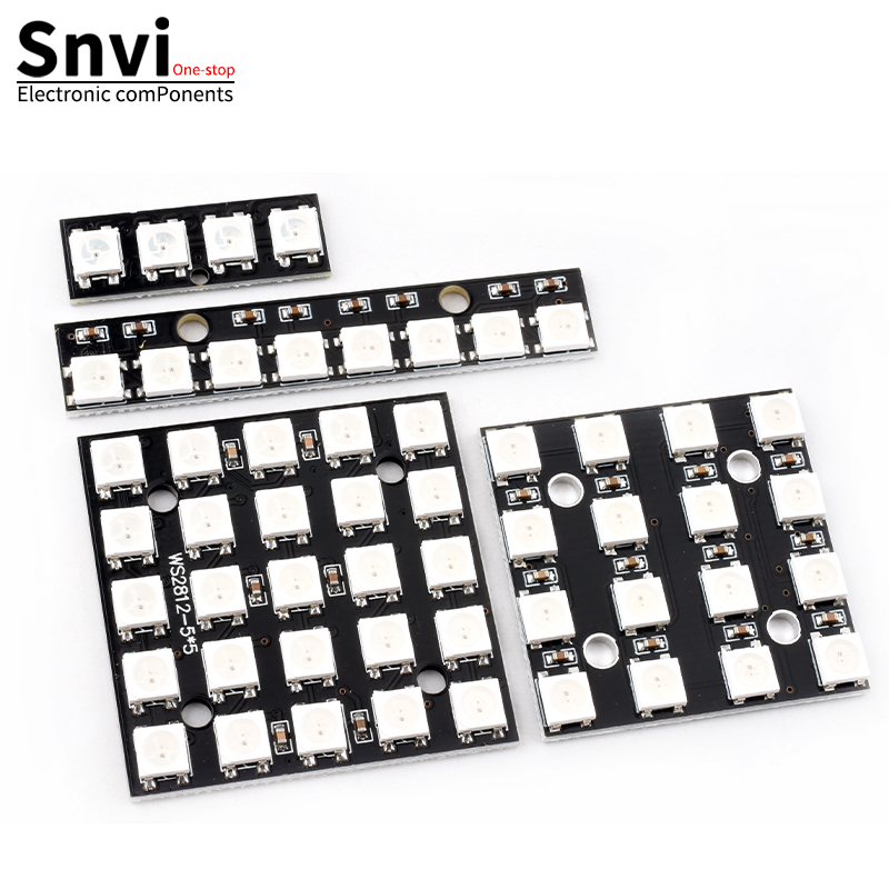 Rgb Led Matrix 8X8 - ใหม่ WS2812 LED 5050 RGB 8x8