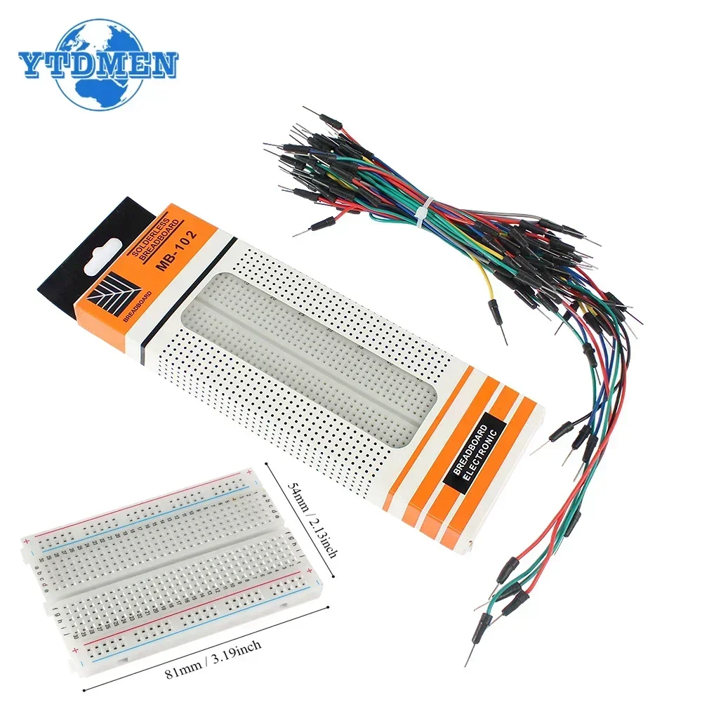 Esp8266 Nodemcu Board - MB-102 Breadboard 400 830 คะแนน Solderless