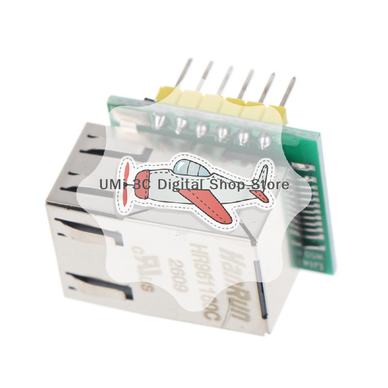 Ethernet Module W5500 - โมดูลแปลงสัญญาณ USR-ES1 W5500 Chip SPI เป็น
