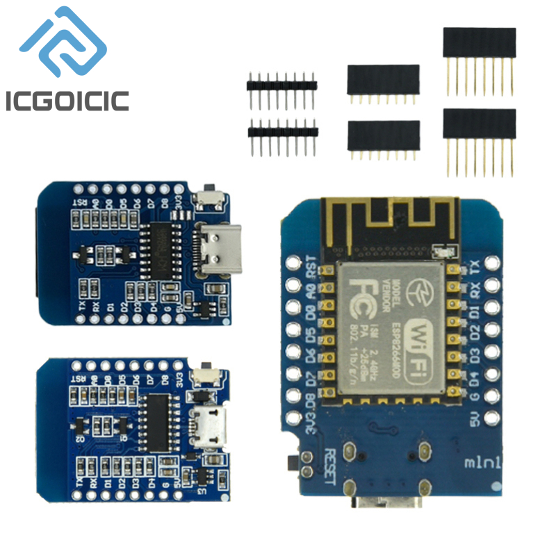 Esp8266 Nodemcu Board - D1มินิ NodeMcu 4M ไบต์ Lua WiFi