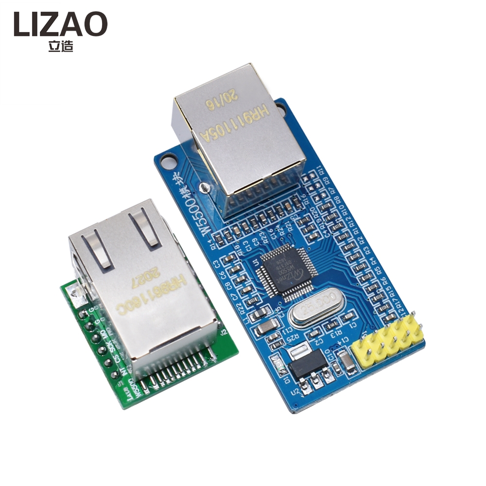 Ethernet Module W5500 - LIZAO W5500 โมดูลเครือข่ายอีเธอร์เน็ต, บอร์ดอินเทอร์เฟซ TCP/IP โปรโตคอล