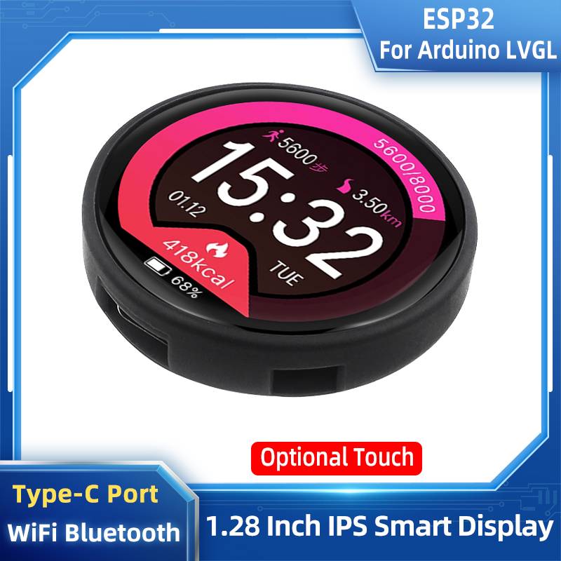 Home Automation Arduino - ESP32แสดงผลอัจฉริยะ IPS 1.28นิ้วสำหรับบอร์ดพัฒนา WiFi และบลูทูธ Arduino