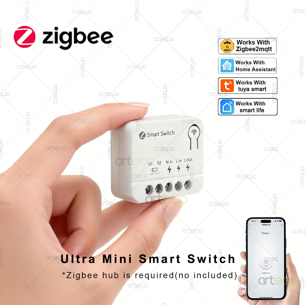 Diy Home Automation Controller - ซิกบี มินิ เบรกเกอร์ DIY สมาร์ทสวิตช์โมดูลระบบอัตโนมัติในบ้านรีเลย์ไฟส่องสว่างแอปรีโมทคอนโทรล ตั้งเวลาได้