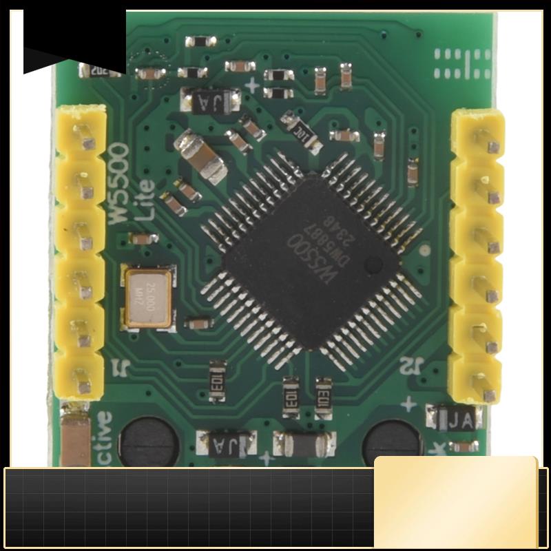 Ethernet Module W5500 - W5500 อีเธอร์เน็ตโมดูลเครือข่ายอินเทอร์เฟซ SPI อีเธอร์เน็ต/TCP/IP โปรโตคอลใช้งานร่วมกับ Wiz820io-N33R