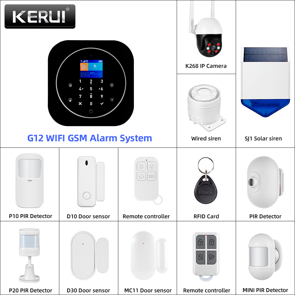 KERUI G12 2G Wifi Wireless Hom - Home Automation System Diy บทวิจารณ์และราคา