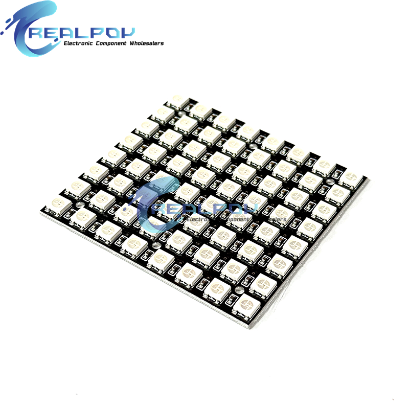 WS2812 LED 5050 RGB 8x8 64 บิต - Rgb Led Matrix 8X8 บทวิจารณ์และราคา