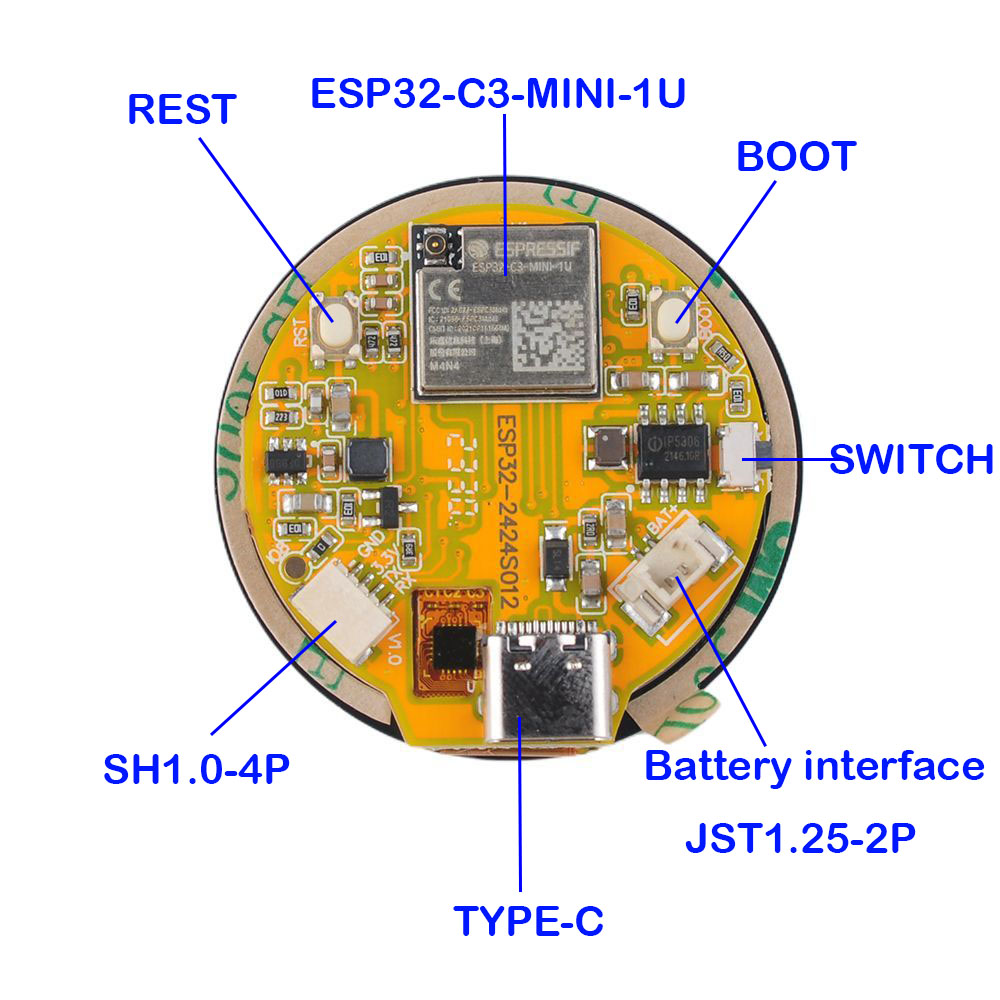 จอแสดงผล ESP32 1.28นิ้ว ESP32- - Home Automation Arduino บทวิจารณ์และราคา