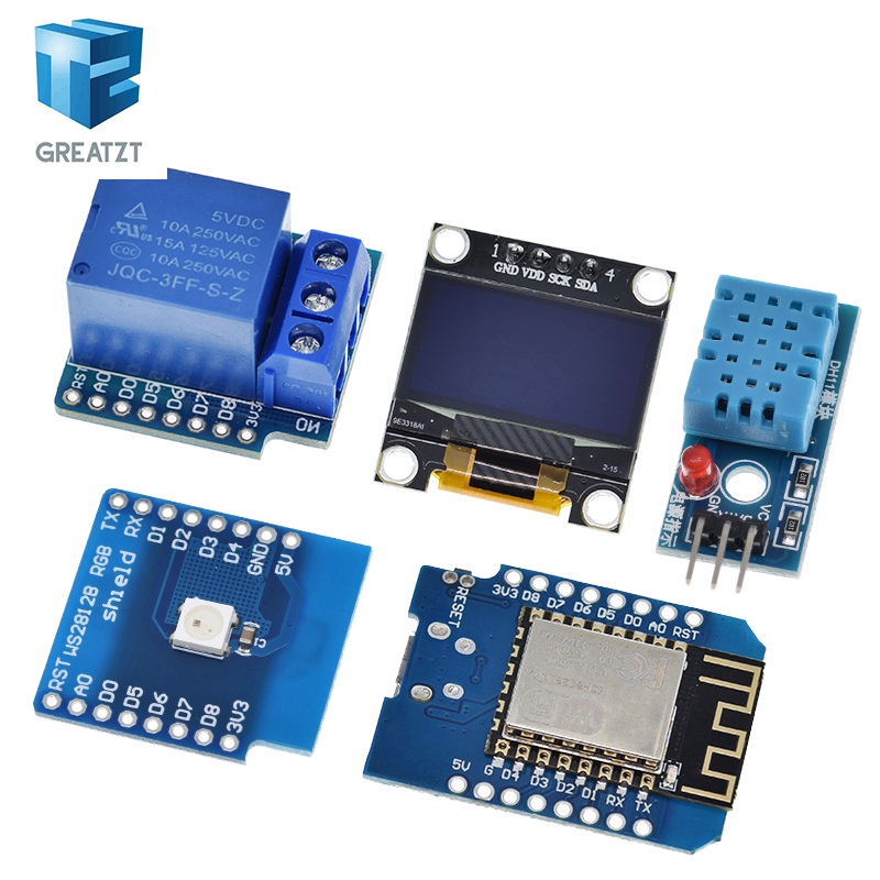 WeMos D1 Mini ESP8266 ESP-12F  - Esp8266 Nodemcu Board บทวิจารณ์และราคา