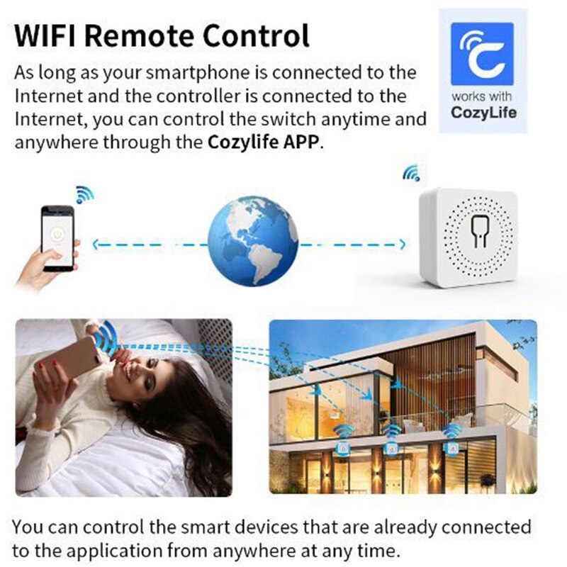 สวิตช์อัจฉริยะ Tuya 16A Mini W - Diy Home Automation Controller บทวิจารณ์และราคา
