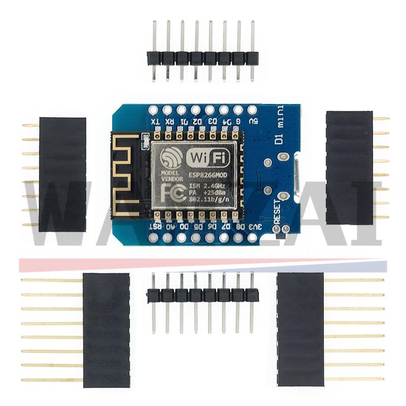 WeMos D1 Mini Pro V3.0.0 ไบต์อ - Esp8266 Nodemcu Board บทวิจารณ์และราคา