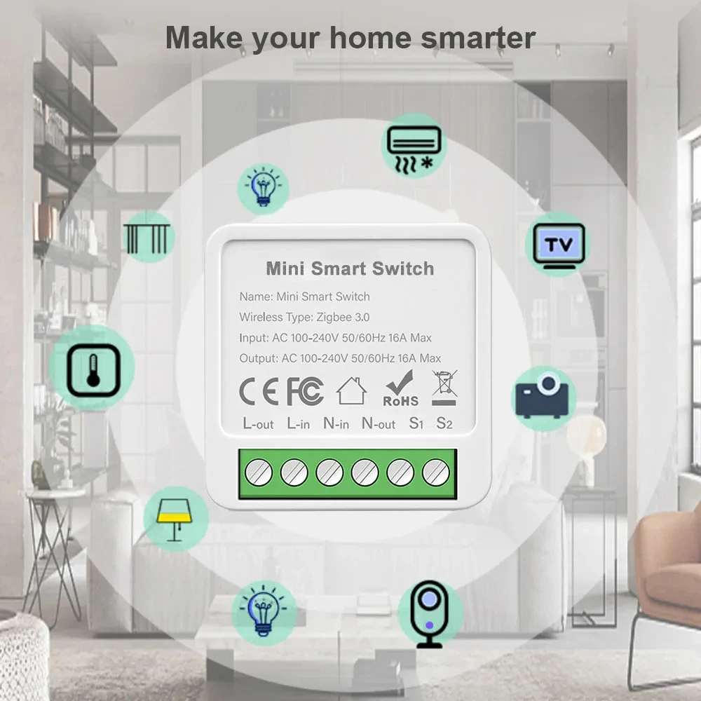 มินิ WIFI Zigbee3.0 สวิตช์อัจฉ - Diy Home Automation Controller บทวิจารณ์และราคา