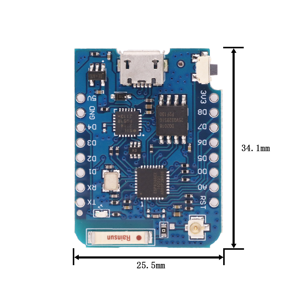 WeMos D1 Mini Pro V3.0 NodeMcu - Esp8266 Nodemcu Board บทวิจารณ์และราคา