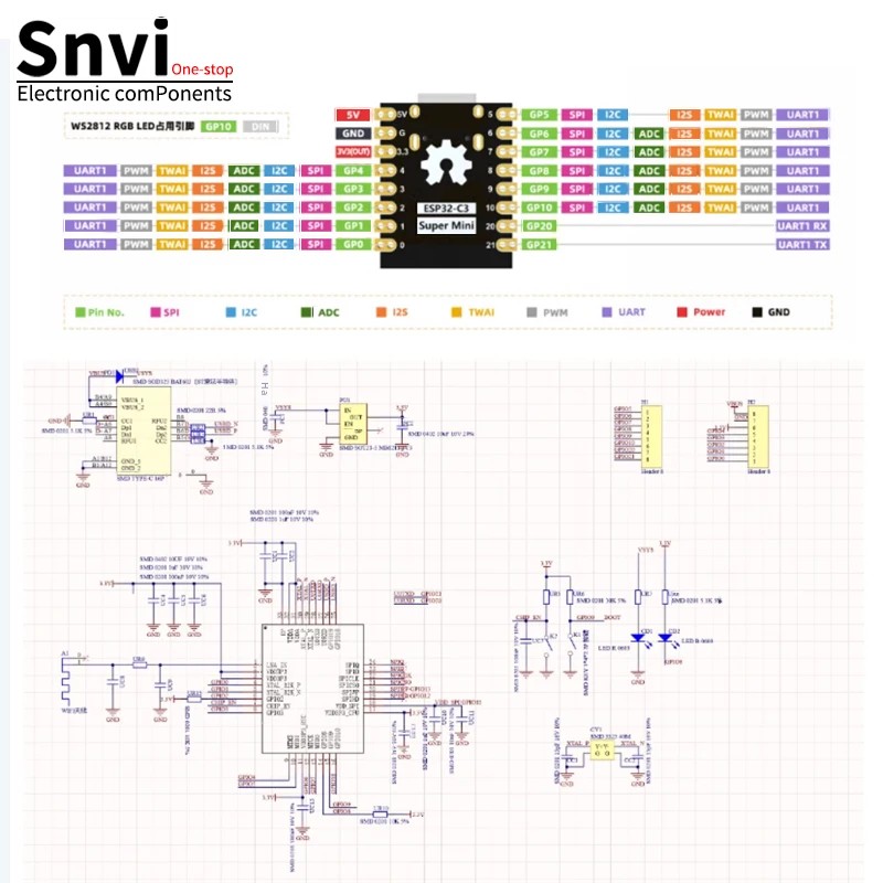 ESP32 S3 C3 ซุปเปอร์มินิบอร์ดพ - Esp8266 Nodemcu Board บทวิจารณ์และราคา