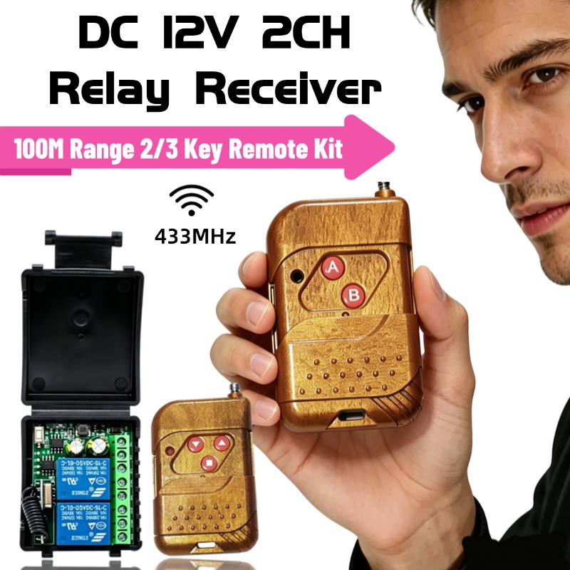 โมดูลรีเลย์ 2 ช่อง 433.92Mhz D - 433Mhz Receiver Module บทวิจารณ์และราคา