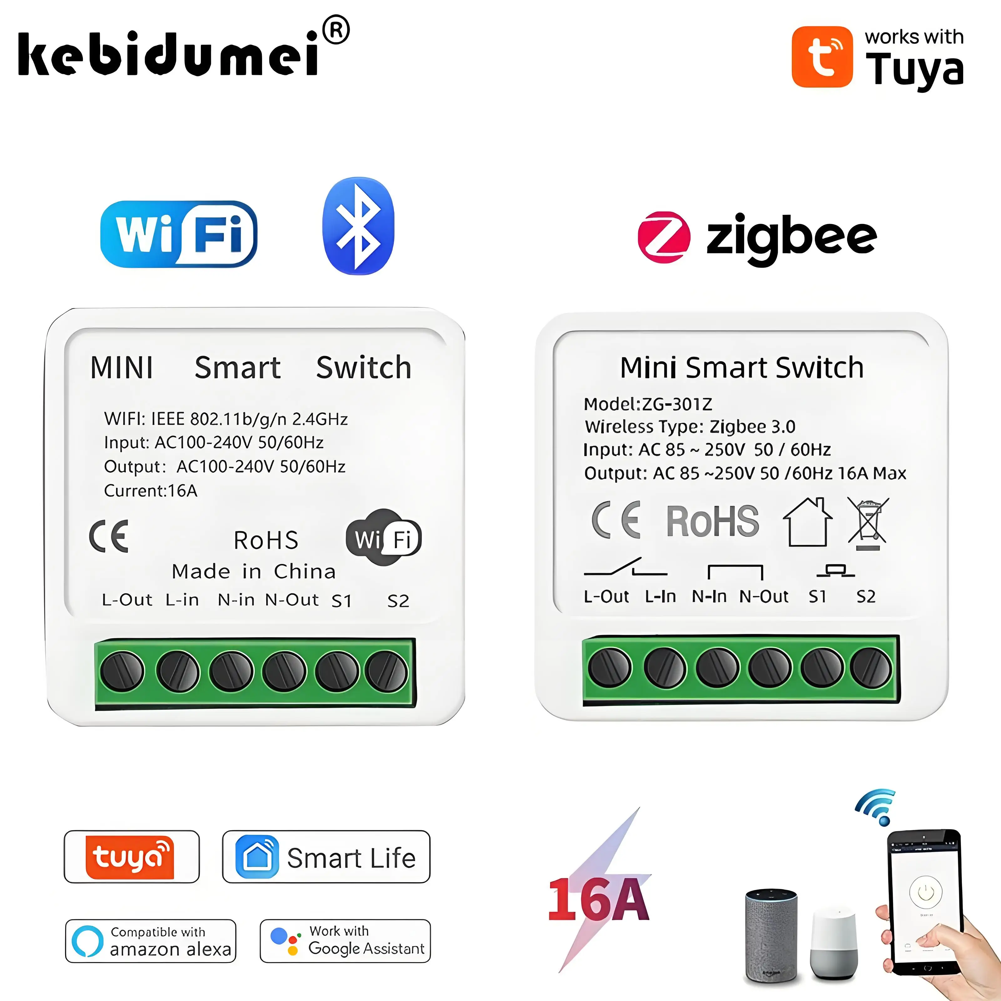 16A Tuya Zigbee 3.0 มินิสมาร์ท - Diy Home Automation Controller บทวิจารณ์และราคา