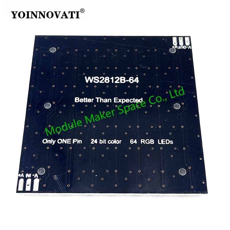 แผงไฟ LED WS2812 5050 RGB 8x8  - Rgb Led Matrix 8X8 บทวิจารณ์และราคา