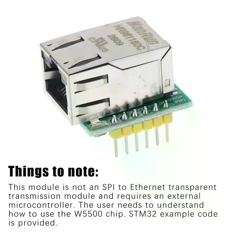 อุปกรณ์อิเล็กทรอนิกส์ USR-ES1  - Ethernet Module W5500 บทวิจารณ์และราคา