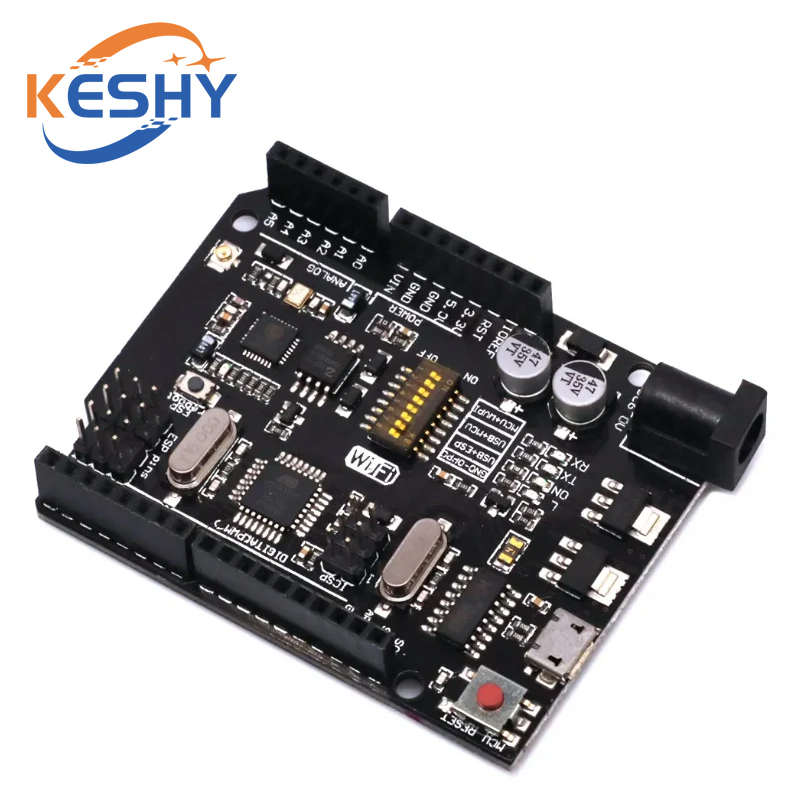 UNO + WiFi R3 ATmega328P + ESP - Esp8266 Nodemcu Board บทวิจารณ์และราคา