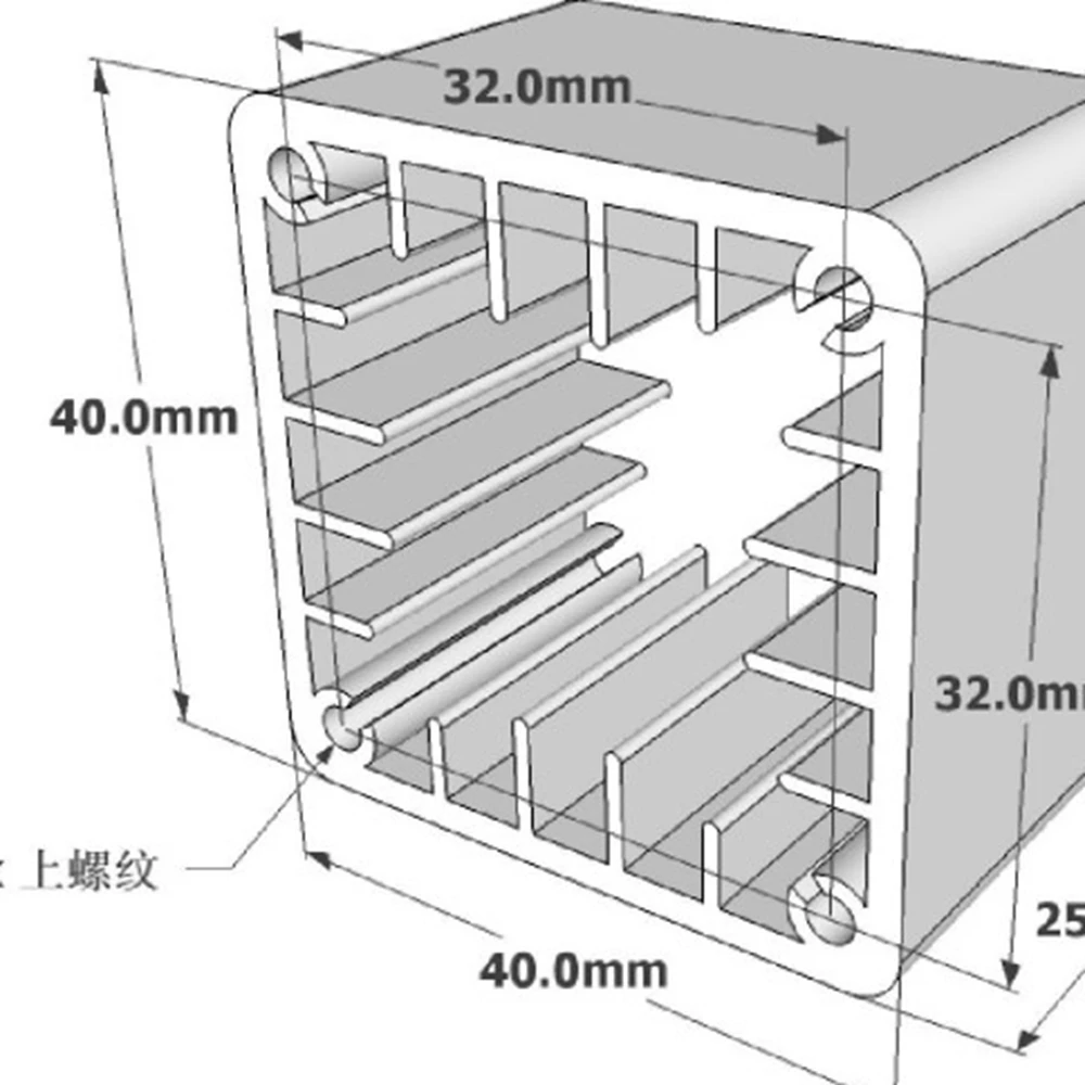 1 ชิ้น 40x40 มม. ฮีทซิงค์อะลูม - Home Automation System Diy บทวิจารณ์และราคา