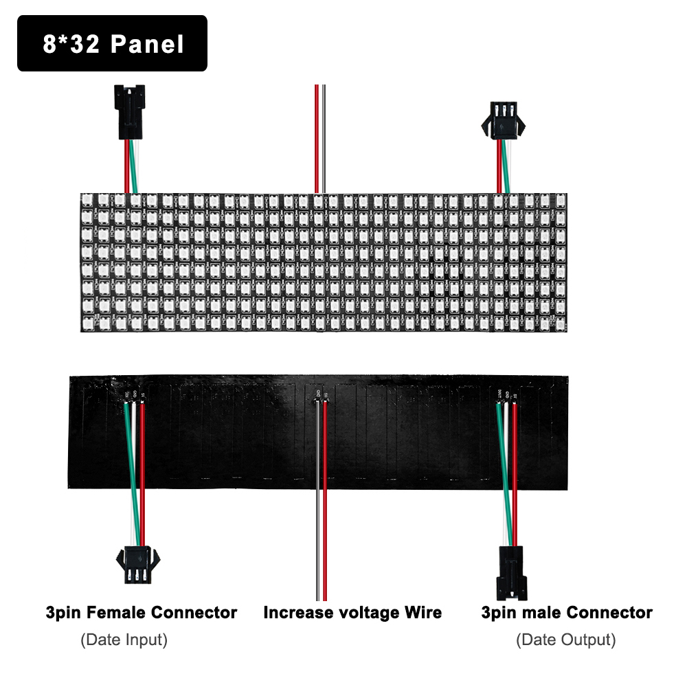 DC5V WS2812B 5050 RGB SMD ยืดห - Rgb Led Matrix 8X8 บทวิจารณ์และราคา