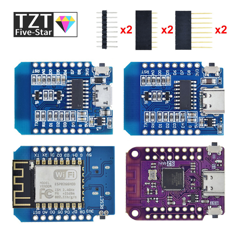 WeMos D1 Mini Pro V3.0 NodeMcu - Esp8266 Nodemcu Board บทวิจารณ์และราคา